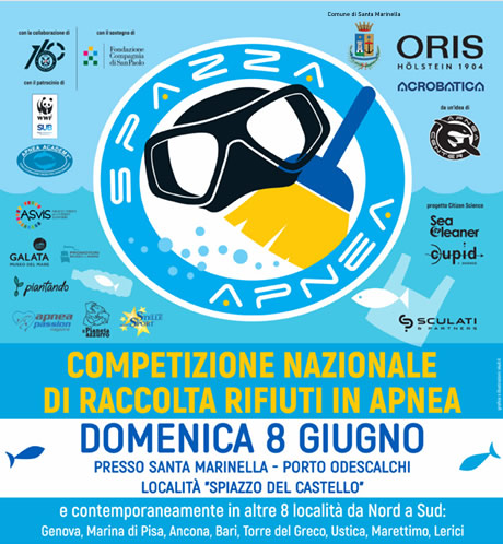 Operazione Fondali puliti - Spazzapnea
