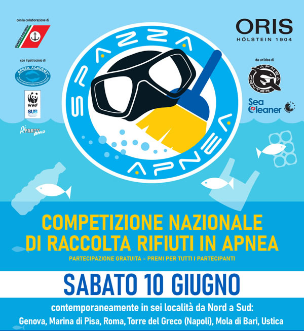 Operazione Fondali puliti - Spazzapnea